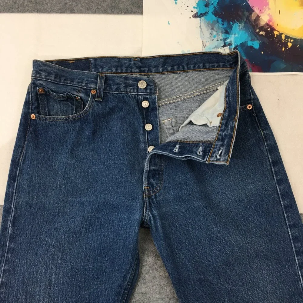 Vintage Levi's 501XX Mens Denim‎ Jeans Straight Size 32x28 (tagged 36x32)